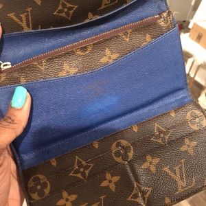 Lv josephine wallet Blue